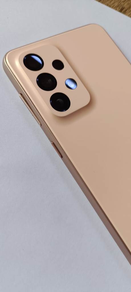 Back Panel With Middle Frame for Samsung Galaxy A33 5G : Awesome Peach Mozomart