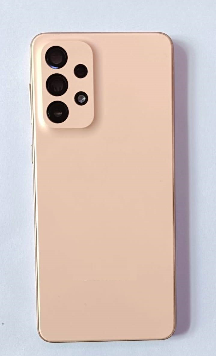 Back Panel With Middle Frame for Samsung Galaxy A33 5G : Awesome Peach Mozomart