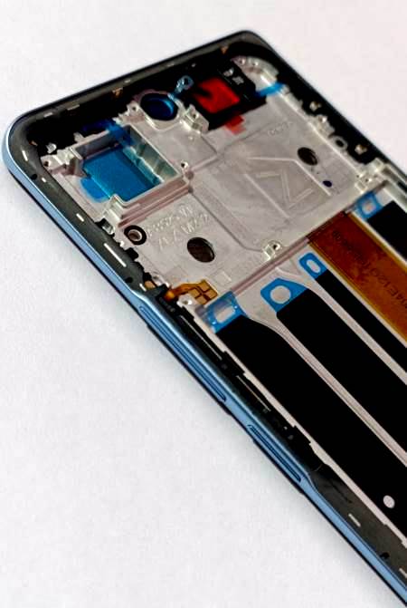 Mozomart® Lcd Display Middle Frame for Realme 10 Pro Plus : Blue Mozomart