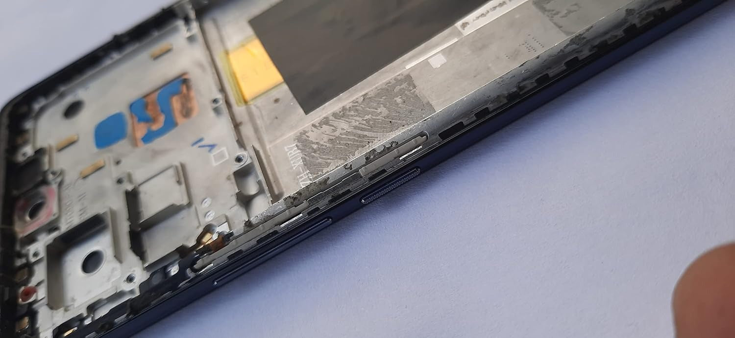 LCD Frame Middle Chassis for Vivo X60 Blue