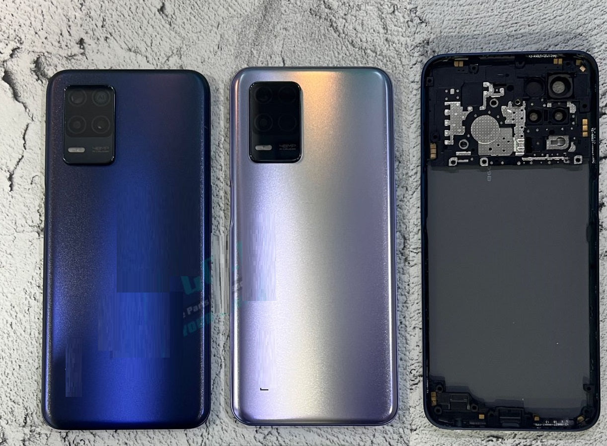 Mozomart Back Panel Housing for Realme 8s 5G Blue Mozomart