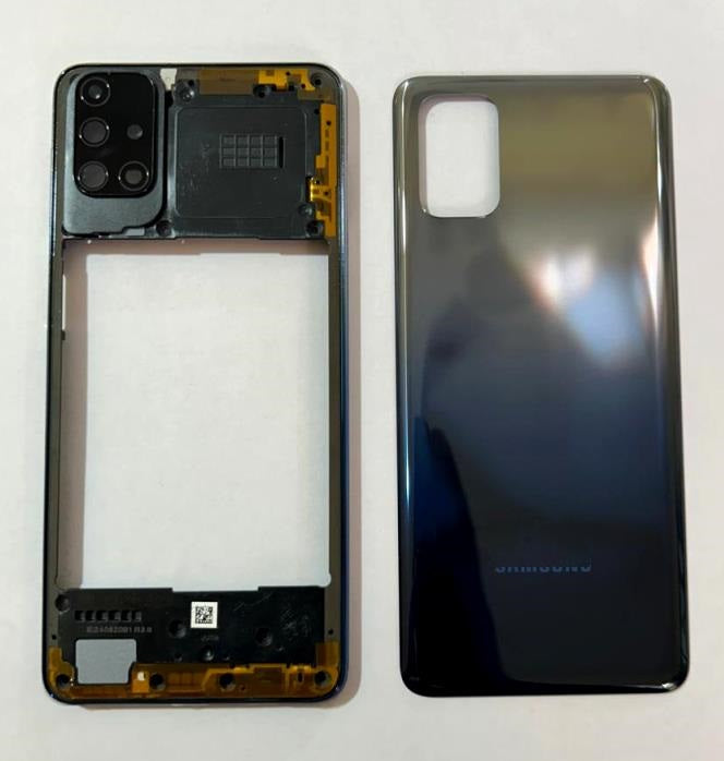 Back Panel With Middle Ring for Samsung Galaxy M31S Blue