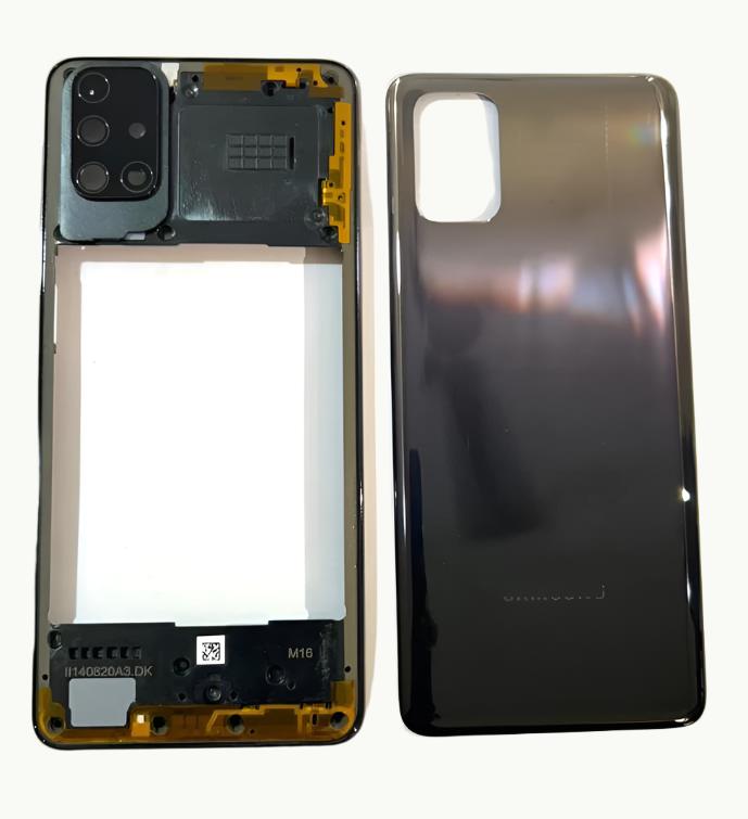 Back Panel With Middle Ring for Samsung Galaxy M31S Grey