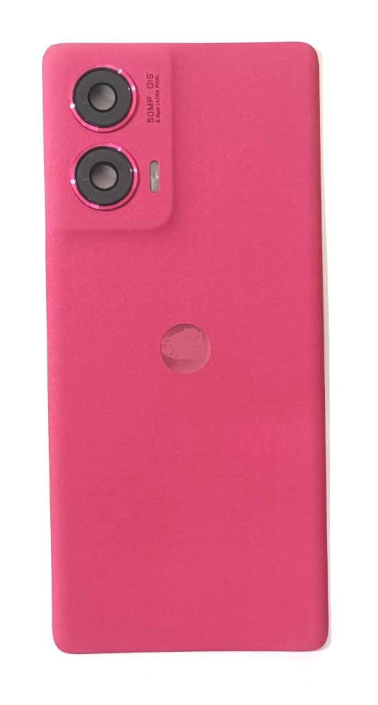 Back Panel with Camera glass for Moto Edge 50 fusion Red Zeespares