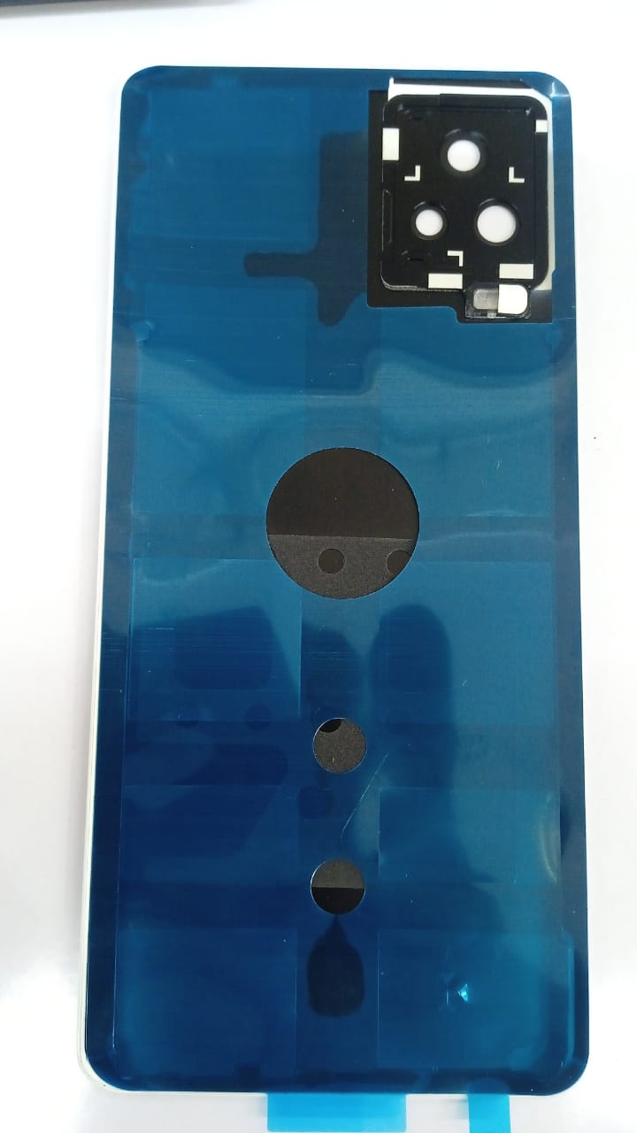 Back Panel With Camera Glass Lense For IQOO 7 Legend 5G : White Zeespares