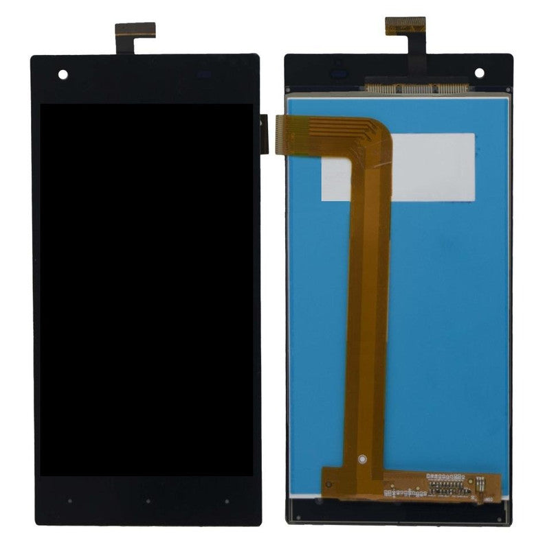 Lcd Display Folder Combo for XOLO Cube 5.0 Black