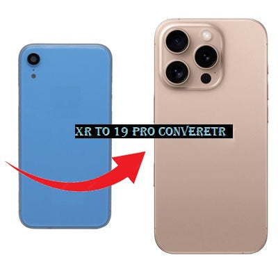 Convertor Back Panel Housing Body for Apple iPhone XR Convert to Apple iPhone 16 Pro