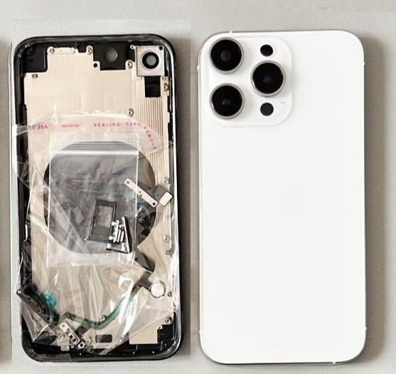 Convertor Back Panel Housing Body for Apple iPhone XR Convert to Apple iPhone 15 Pro Zeespares
