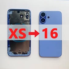 Convertor Back Panel Housing Body for Apple iPhone XS Convert to Apple iPhone 16