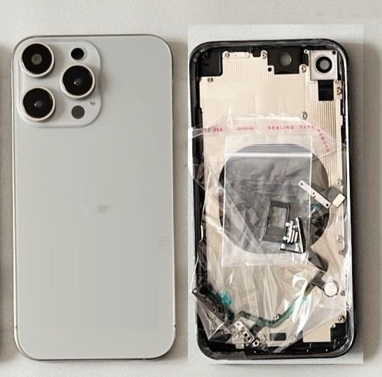 Convertor Back Panel Housing Body for Apple iPhone XR Convert to Apple iPhone 15 Pro Zeespares