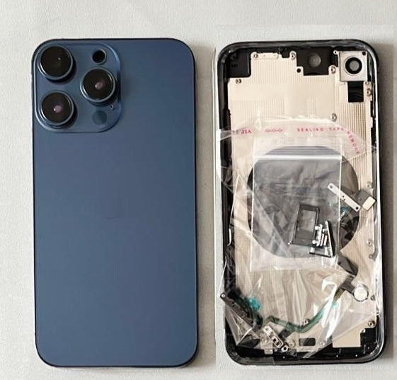 Convertor Back Panel Housing Body for Apple iPhone XR Convert to Apple iPhone 15 Pro Zeespares