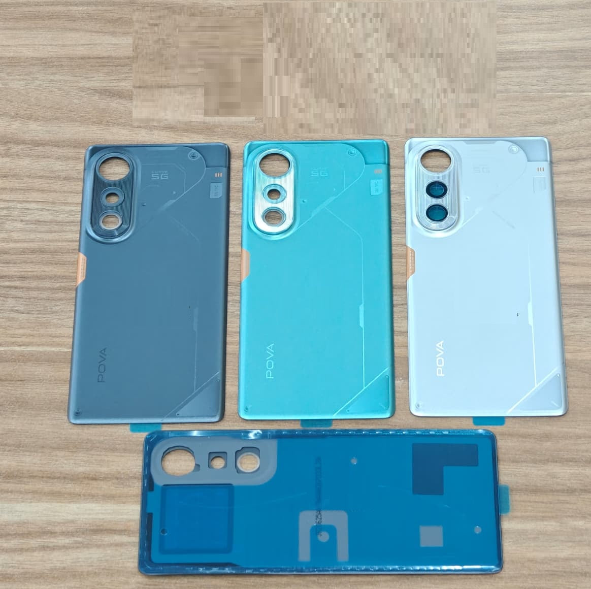 Back Panel for Tecno Pova Curve Blue- Zeespares.in