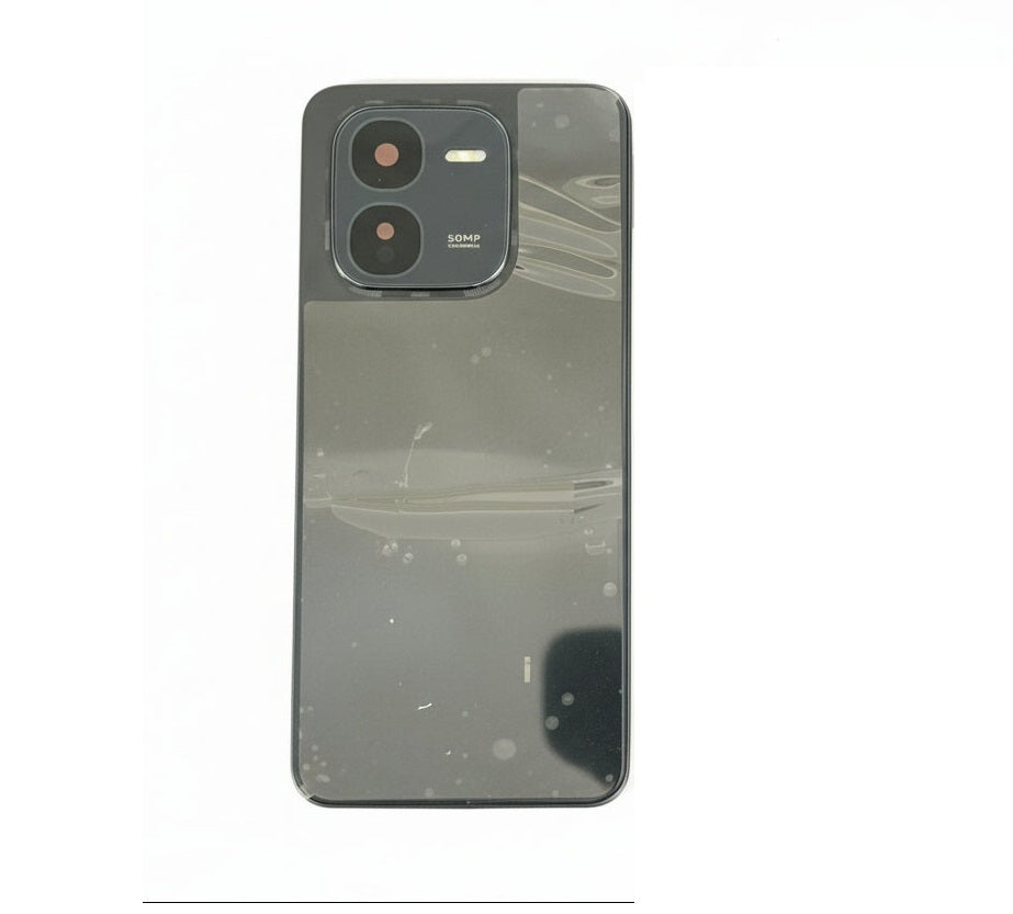 hissikoku Back Panel Housing for IQOO Z9x Black- Zeespares.in