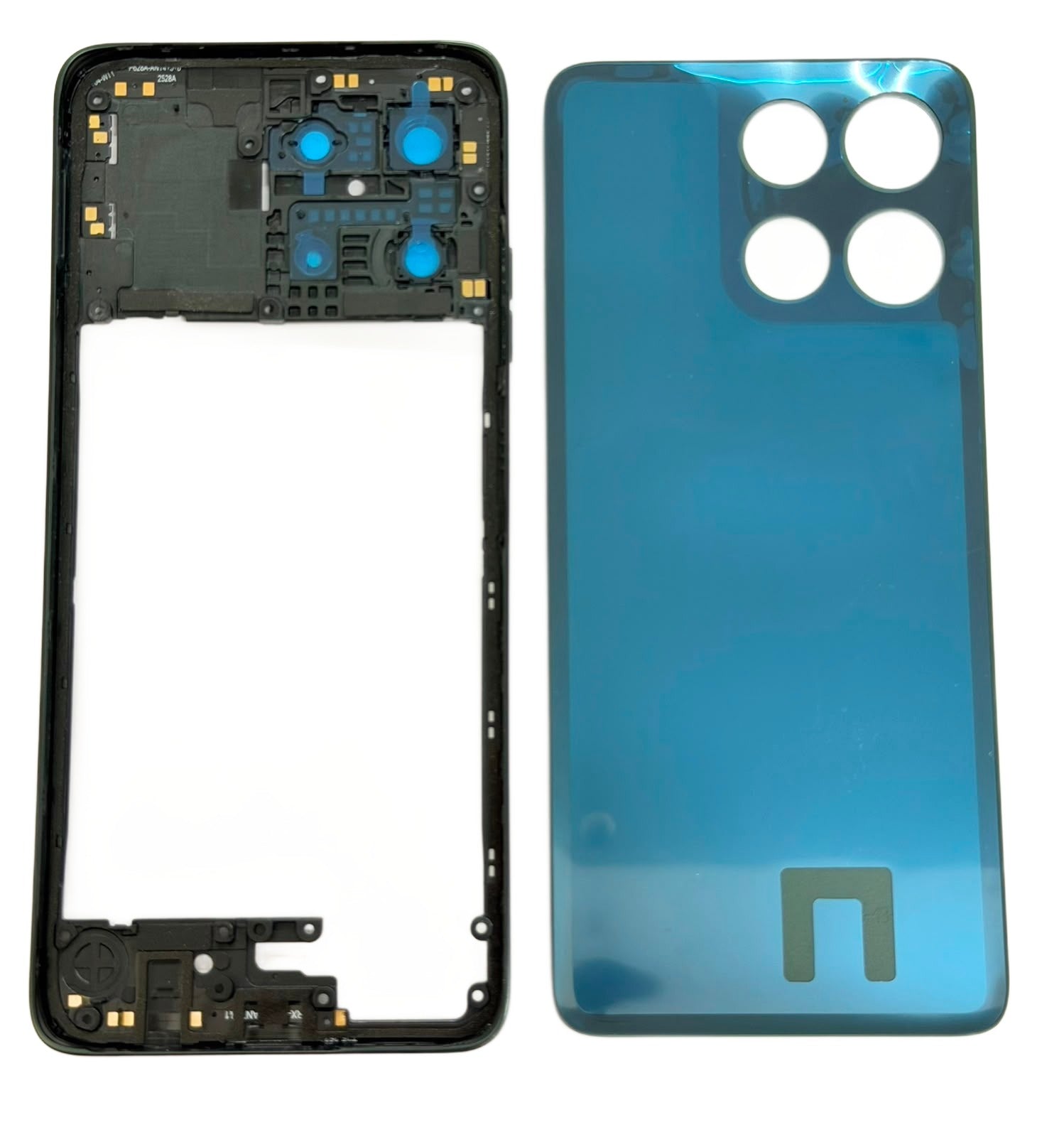 Back Panel Housing for Motorola Moto G67 Power Green- Zeespares.in