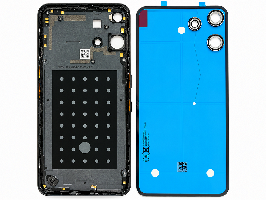 Back Panel Housing for Nothing 3A Lite Black- Zeespares.in