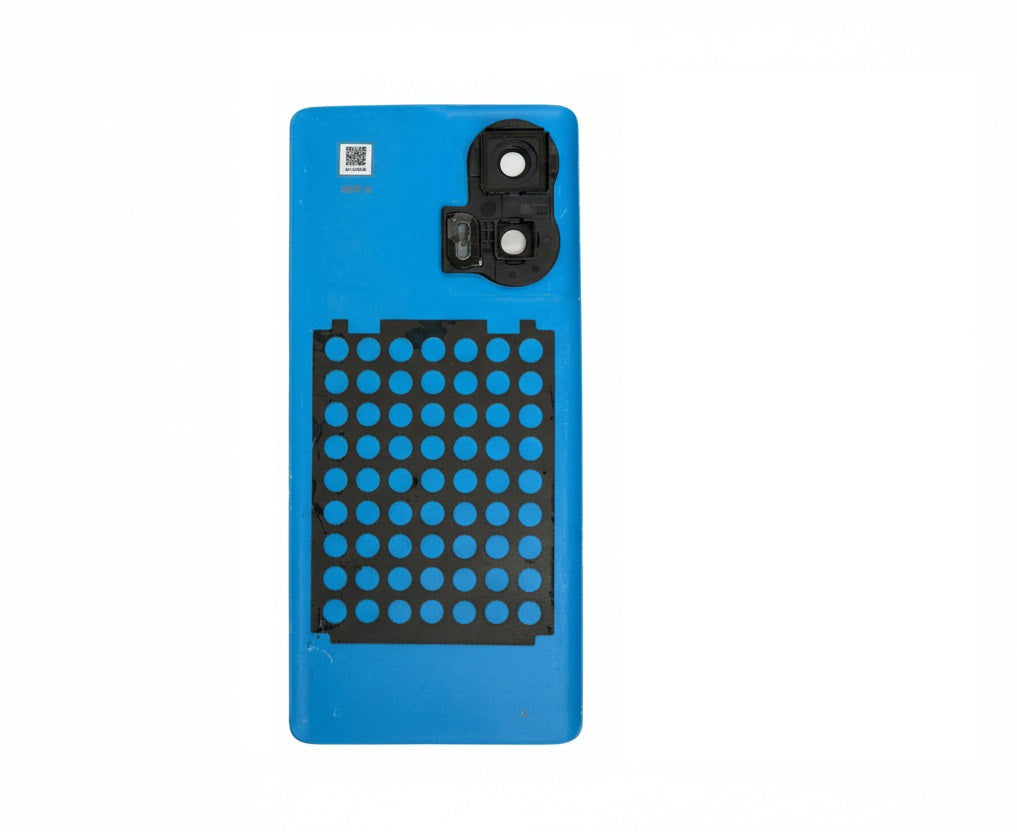 Back Panel with Camera Glass for Motorola Moto G96 Blue