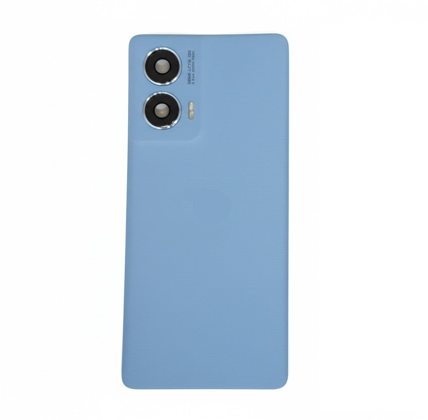 Back Panel with Camera Glass for Motorola Moto G96 Silver