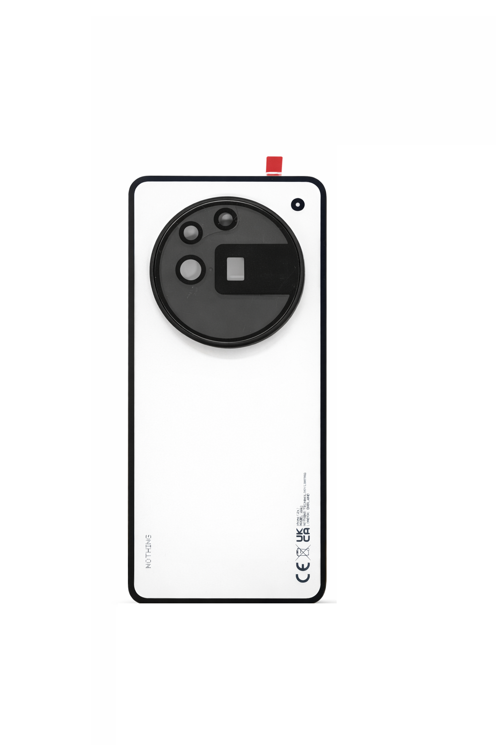 Back Panel with Camera Glass for Nothing Phone 3A Pro Black