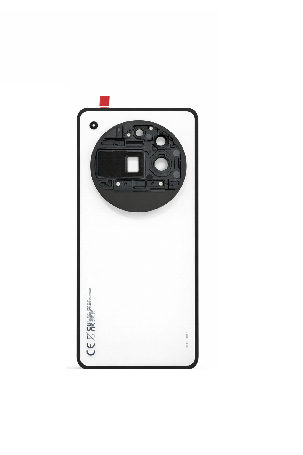 Back Panel with Camera Glass for Nothing Phone 3A Pro Black