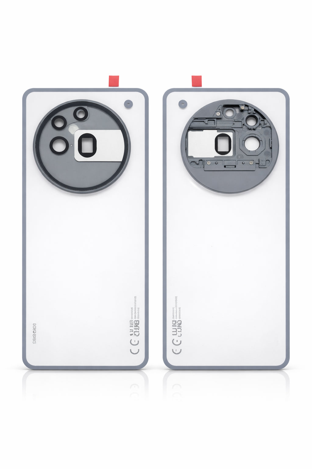 Back Panel with Camera Glass for Nothing Phone 3A Pro Grey- Zeespares.in