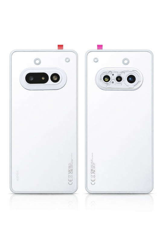 Back Panel with Camera Glass for Nothing Phone 3A White- Zeespares.in