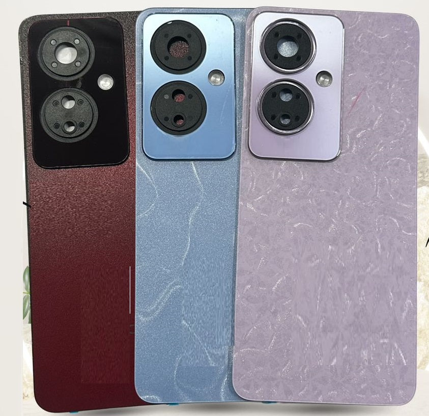 Back Panel with Camera Glass for Oppo F25 Pro Purple- Zeespares.in