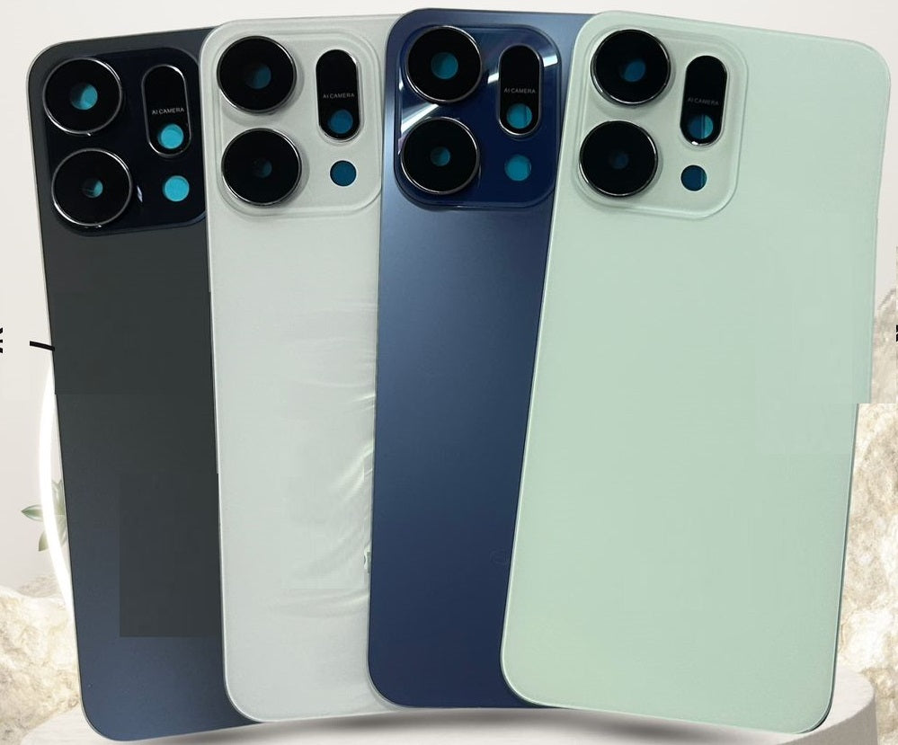 Back Panel with Camera Glass for Oppo Reno 14 Green- Zeespares.in