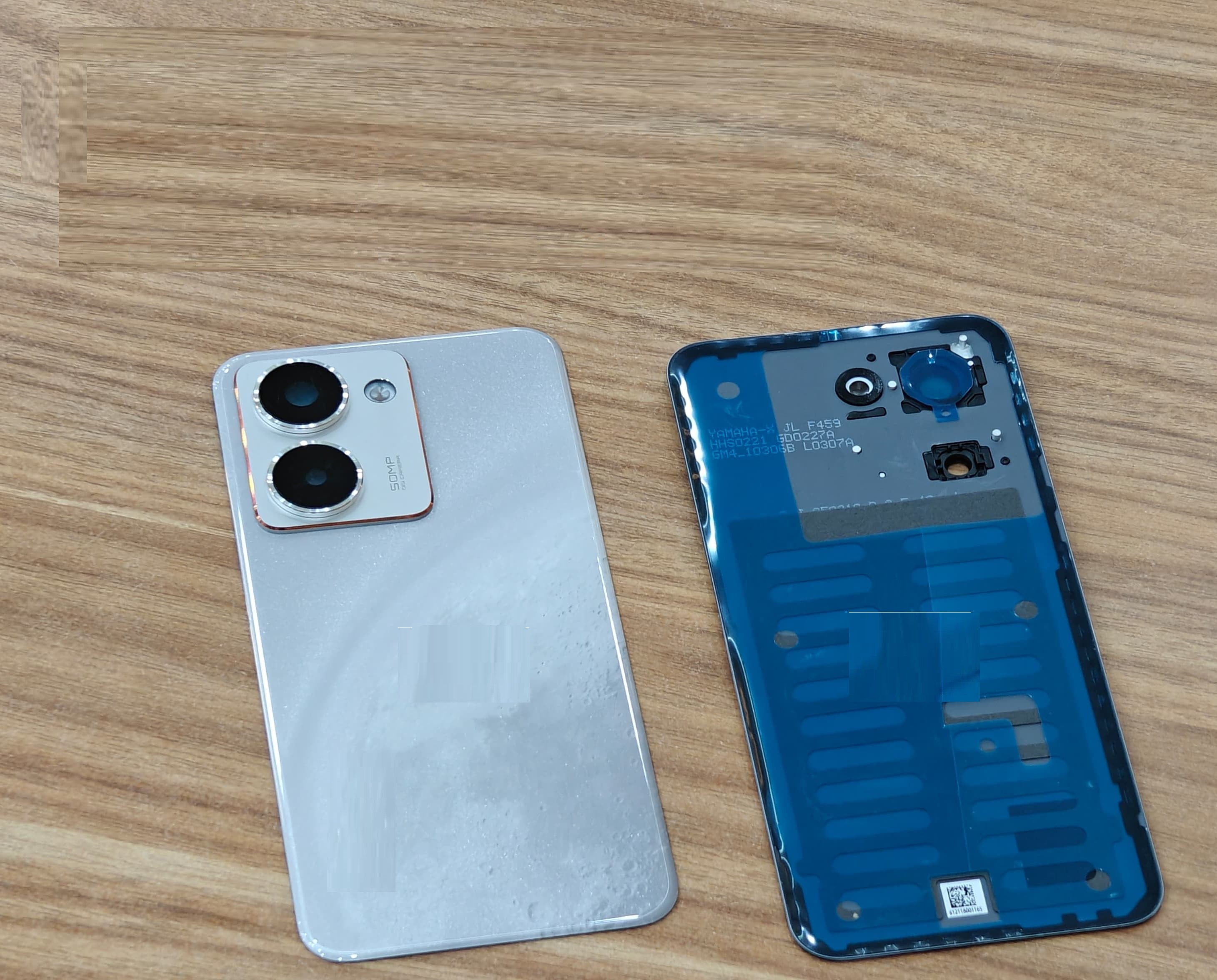 Back Panel with Camera Glass for Realme P3 Ultra White- Zeespares.in