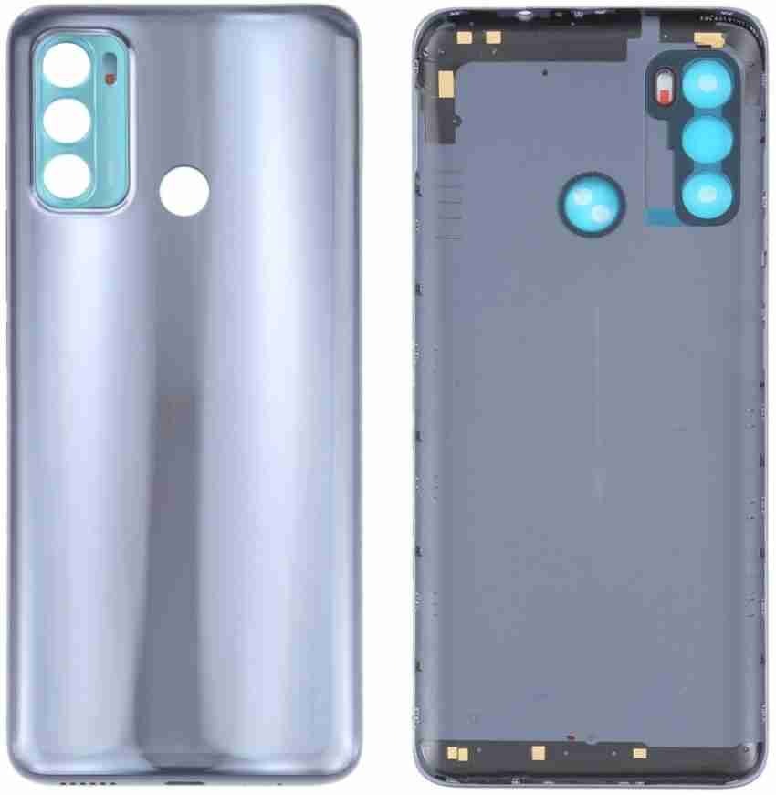 Mozomart Back Panel Housing Body with Out Keys for Motorola Moto G60 Grey