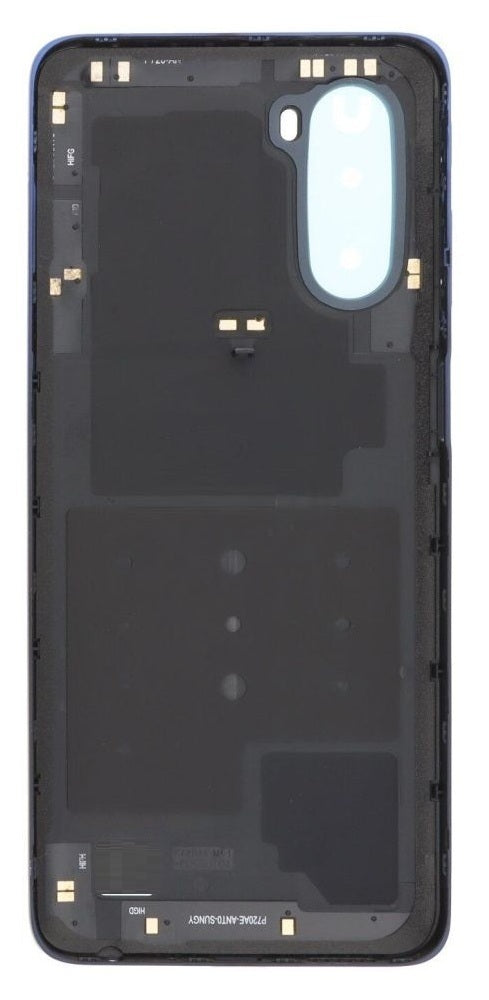 Battery Door Back Panel Housing for Motorola Moto G51 5G : Bright silver