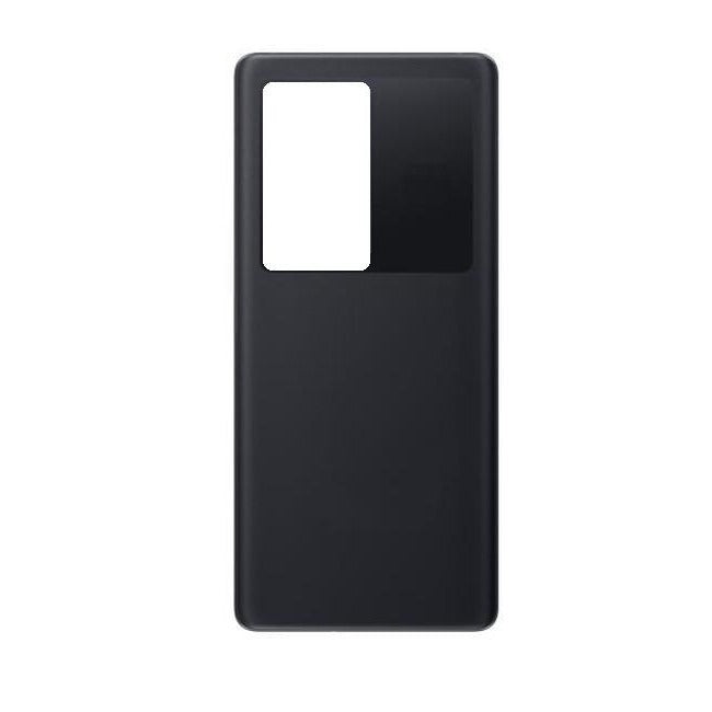Back Panel Glass for Vivo X70 Pro Plus With camera lens : Black