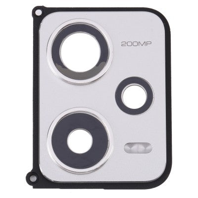 Camera Glass with frame for Redmi Note 12 pro Plus White (200 MP)