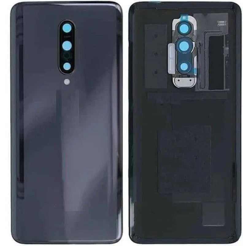 SPAREWARE® Battery Cover Back Door Panel Body For Oneplus 7 Pro - Mirror Grey (WITH CAMERA LENS)
