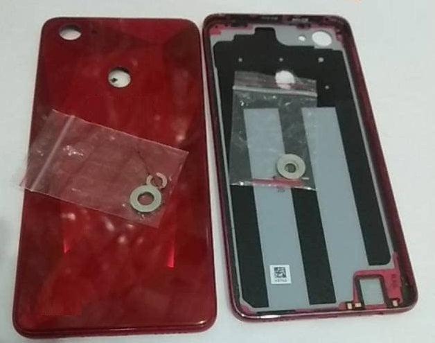 Mozomart Back Panel Housing for Oppo F7 : Red - Zeespares.in