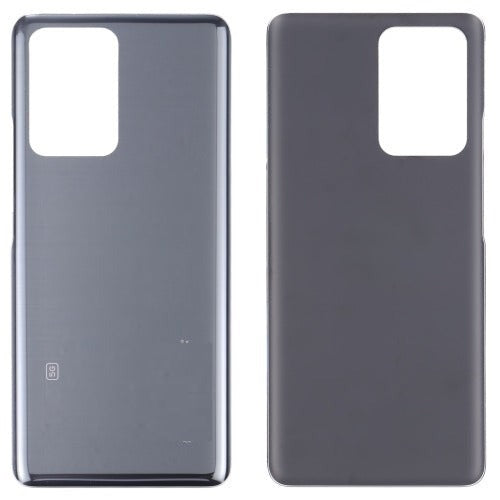 Mozomart Battery Door Back Panel Glass for Xiaomi 11T Black