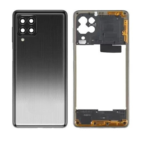 Mozomart Back Panel Housing Body for Samsung Galaxy F62 Black