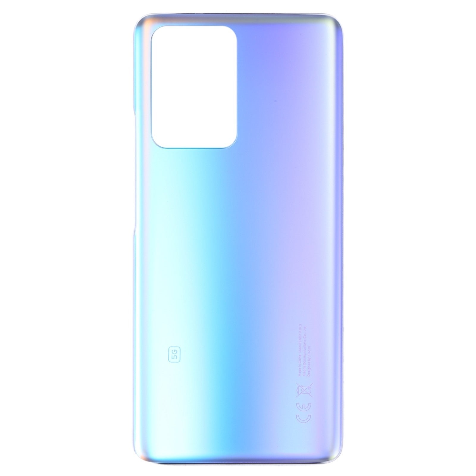 Mozomart Back Panel Glass without camera lens for Xiaomi Mi 11T Pro  - Celestial Magic (Matte Blue)