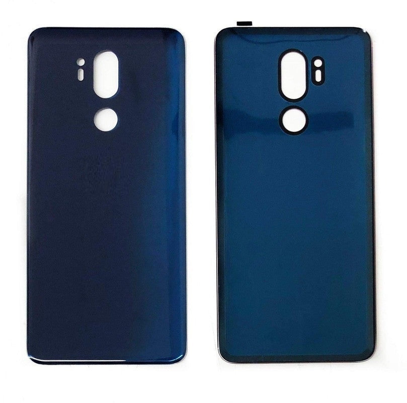 Mozomart Back Panel Glass with Logo for LG G7 Blue