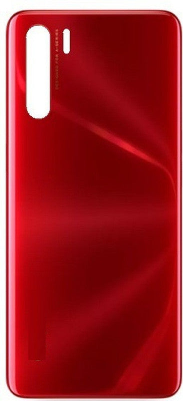 SPAREWARE® Back Panel Back Door Panel Body Cover For Oppo F15 -Red (WITH LOGO)