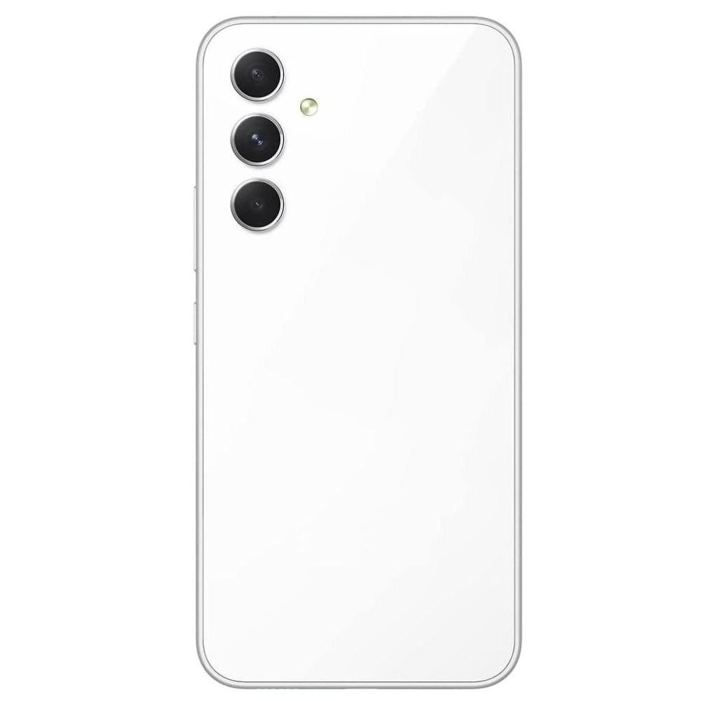 Back Panel Glass With Camera Lens for Samsung Galaxy A54 White
