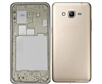 Mozomart Back Panel Housing Body for Samsung Galaxy Grand Prime Gold