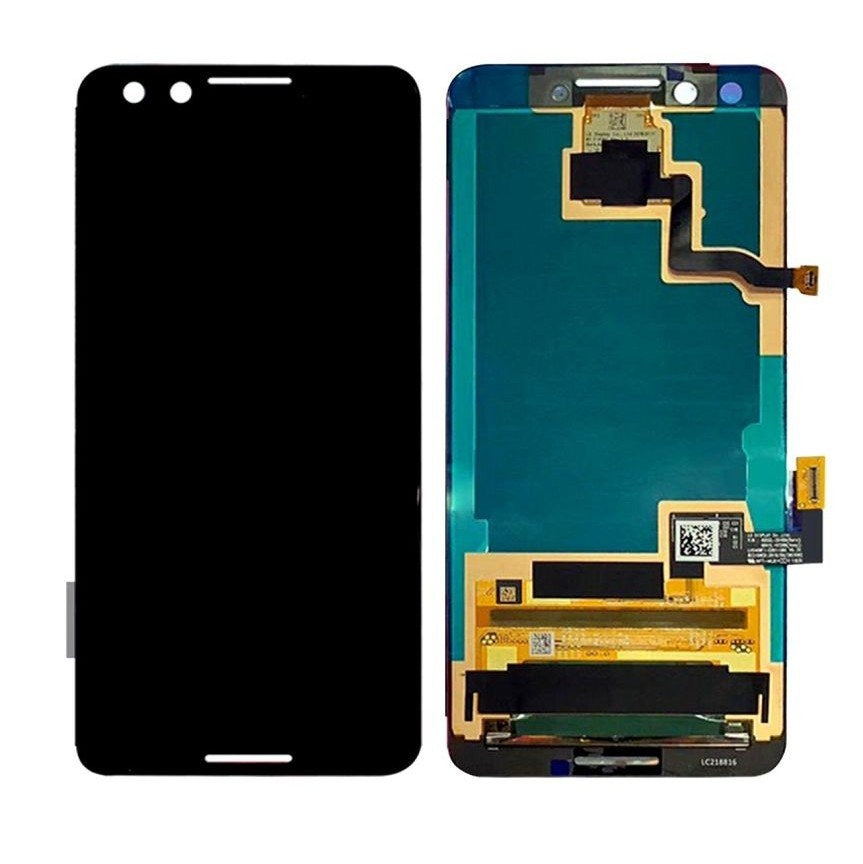 LCD Display Combo Folder for Google Pixel 3 : Black