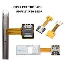 Hybrid SIM Slot Adapter: Use 2 Nano-SIMs and 1 MicroSD Card Simultaneously