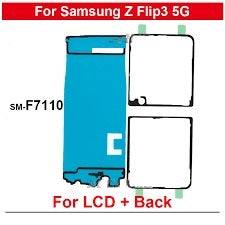 Front & Back Full Gasket Adhesive Sticker for Samsung Galaxy Z Flip 3