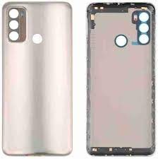 Mozomart Back Panel Housing Body with Out Keys for Motorola Moto G60 Gold