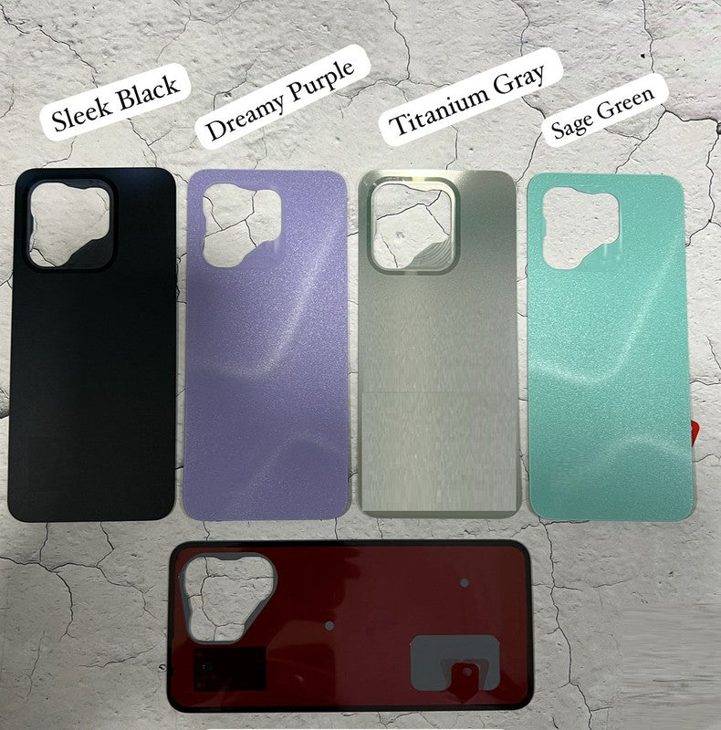 Back Panel Glass for Infinix Hot 50I Grey