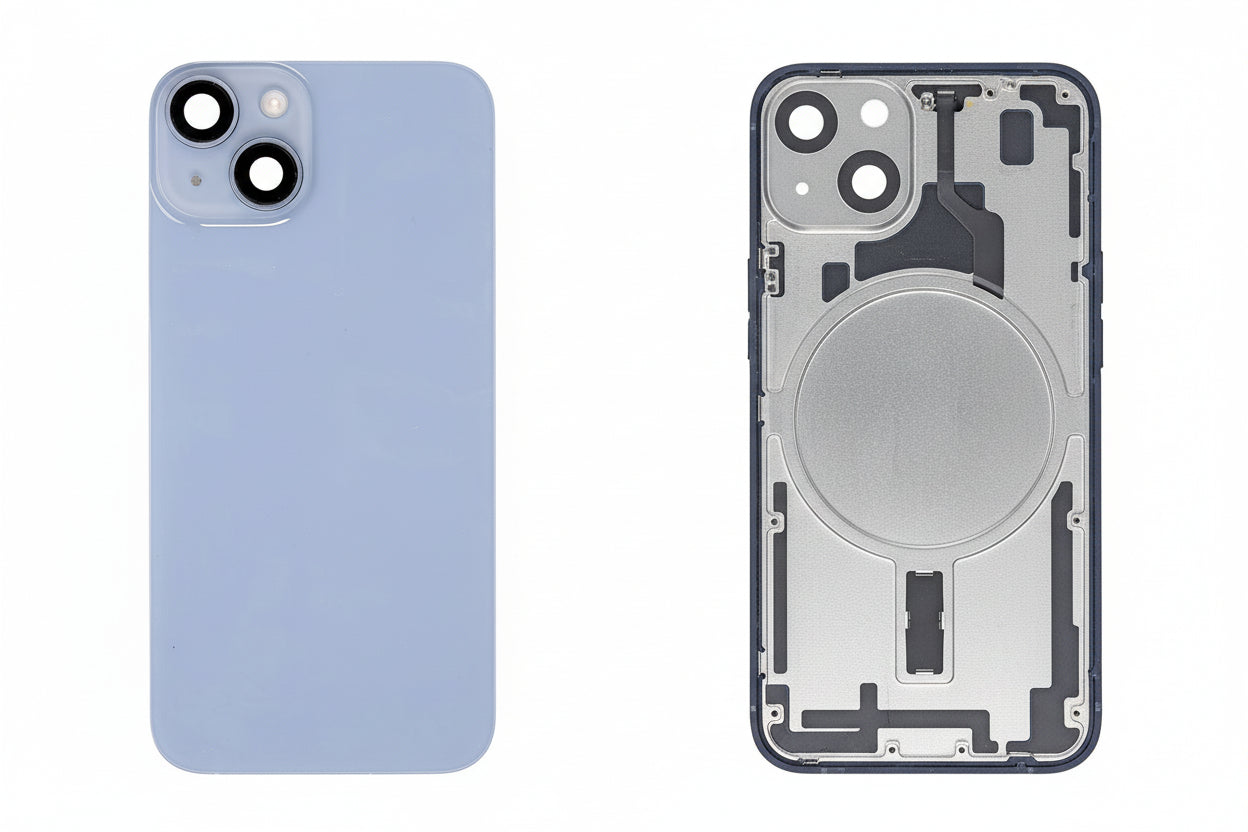 Back Panel With Camera Glass Lens for Apple iphone 14-Zeesapres.in