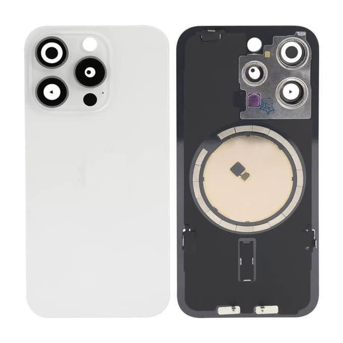 Back Panel With Camera Glass Lens for Apple iphone 15 Pro