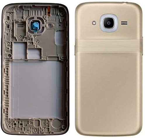 Mozomart Back Panel Housing Body for Samsung Galaxy J2 2016 Gold