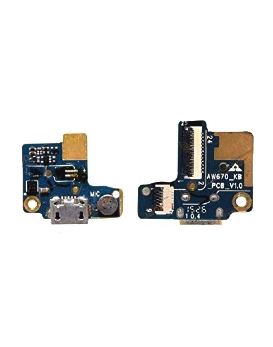Mozomart Charging Port Connector Board Flex for Lava X1